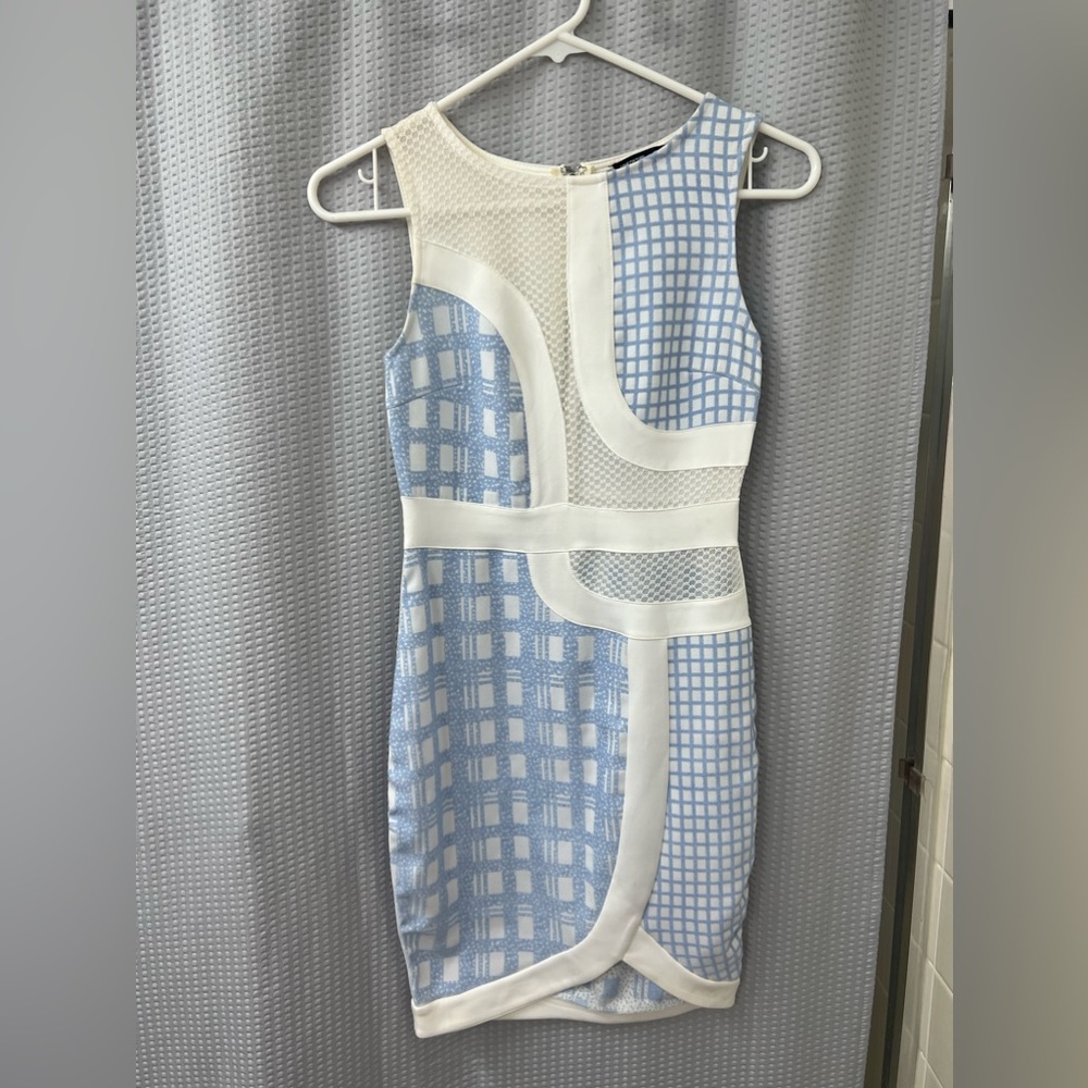 Mesh cutout interview dress